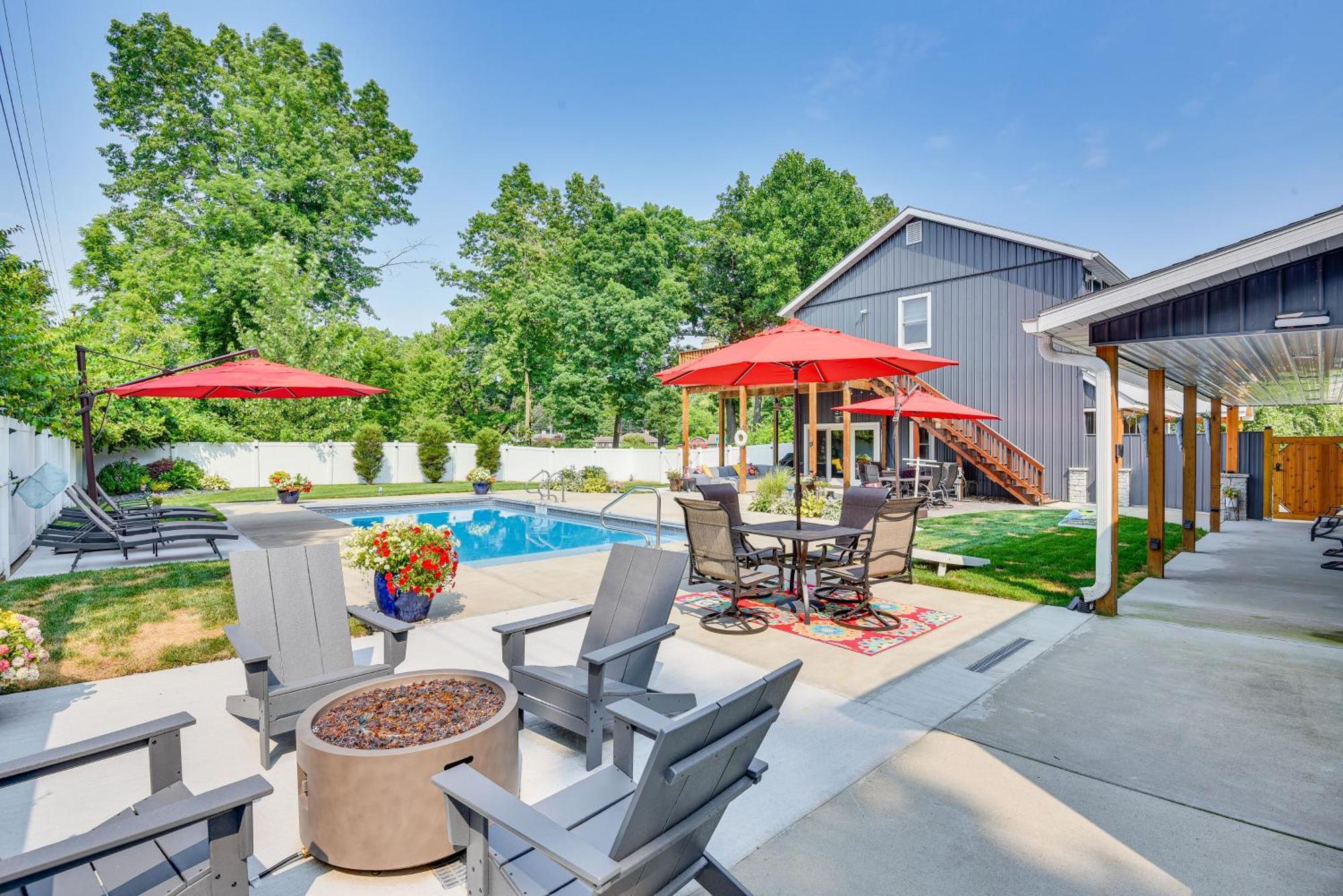 Benton Harbor Apt With Balcony And Shared Fire Pit Exterior foto